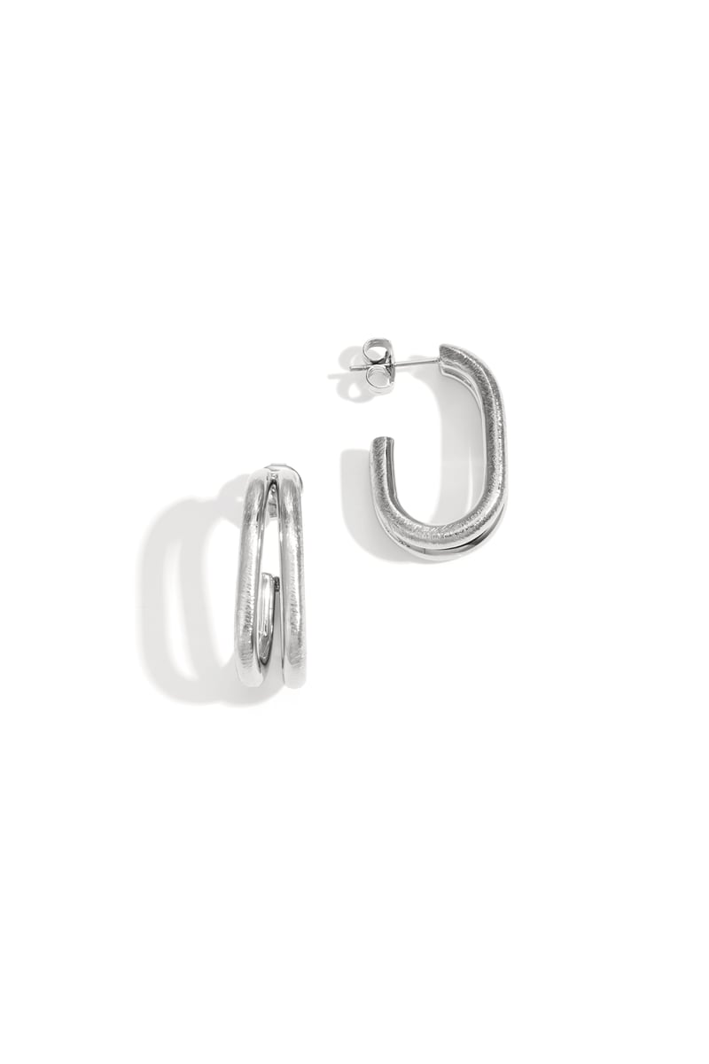 Hoop Earrings lines Casual Daily Simple Series Women's jewelry