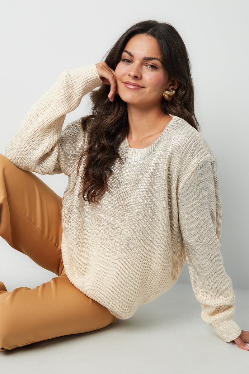 glitz and glow sweater
