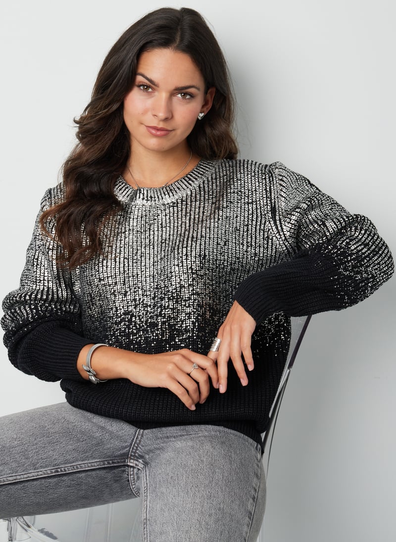 glitz and glow sweater