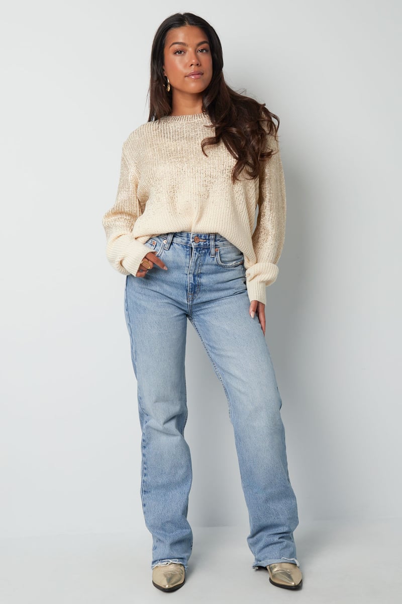 glitz and glow sweater