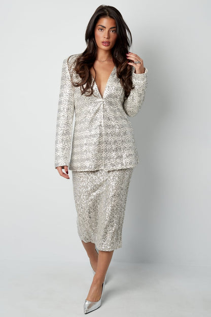 Glitter blazer