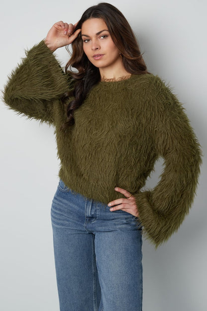 Fluffy finesse top