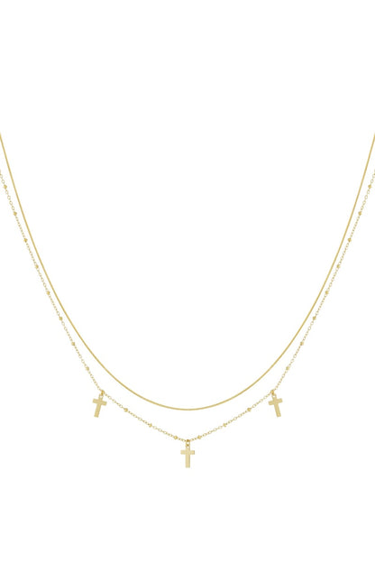   Layered Necklaces Cross Casual Daily Simple Series Women's jewelry