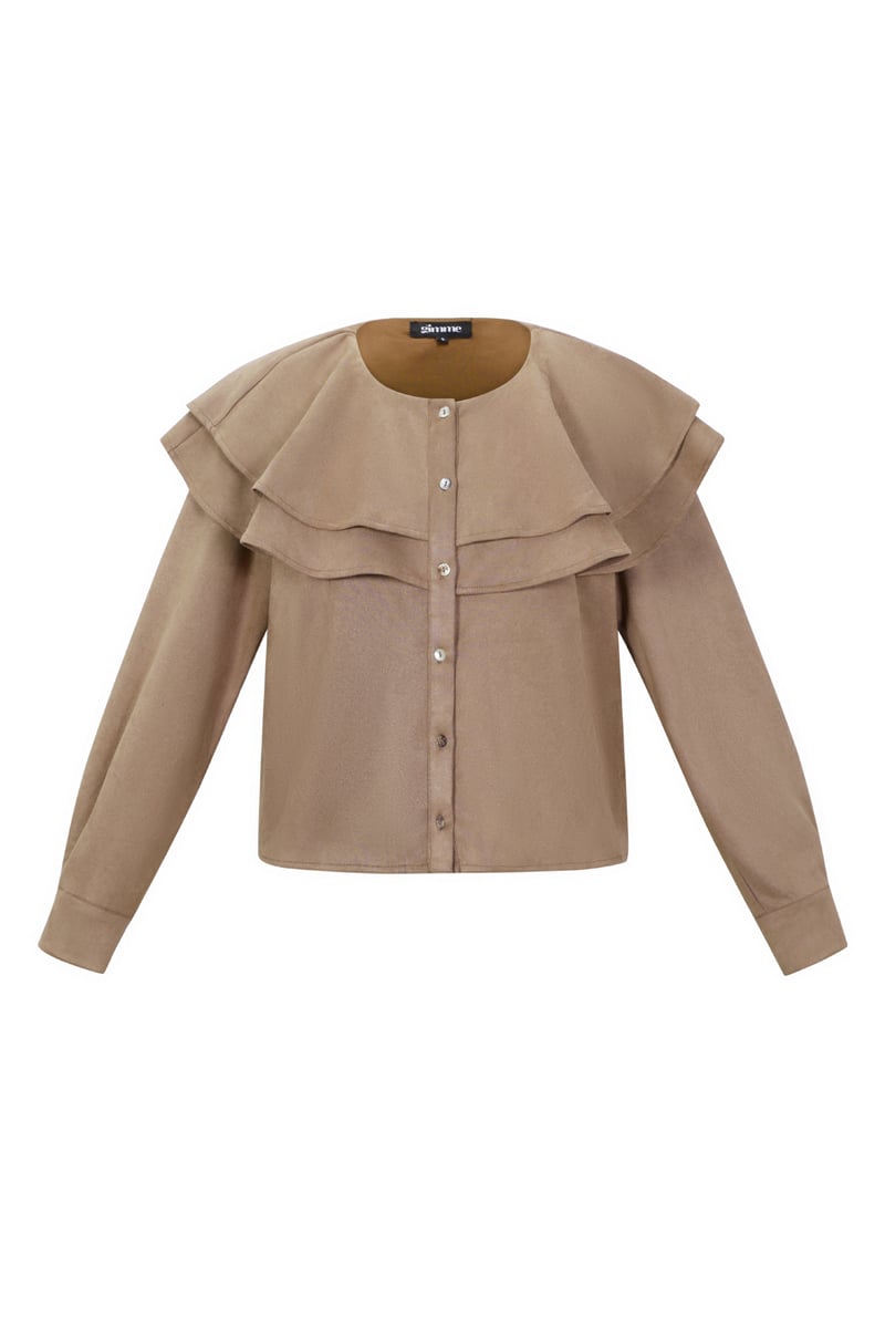 Layered Blouse Suede