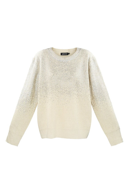 glitz and glow sweater