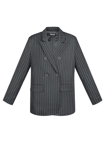 Pinstripe Blazer