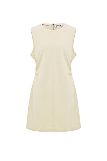 Cute Mini Dress - Off White