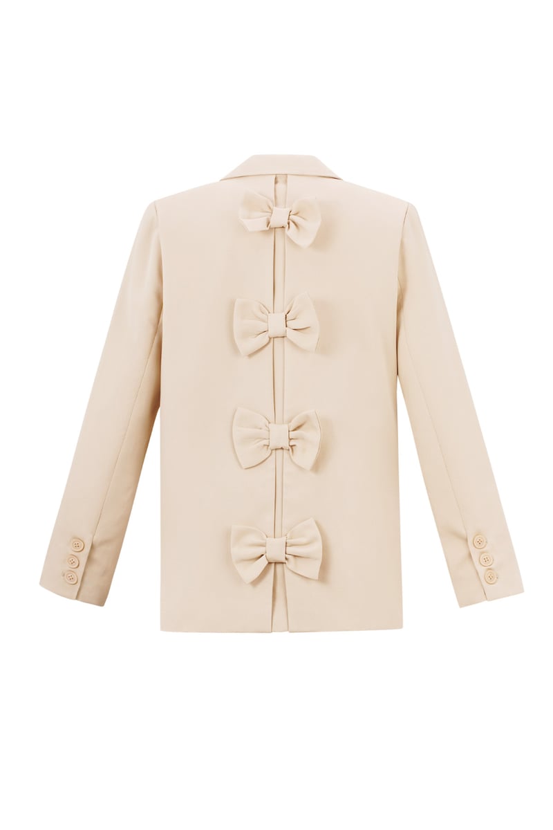 Blazer with bow