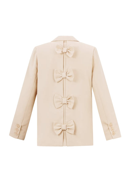 Blazer with bow