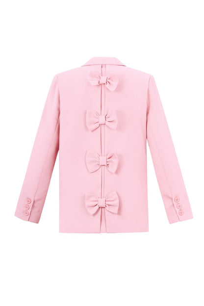 Blazer with bow