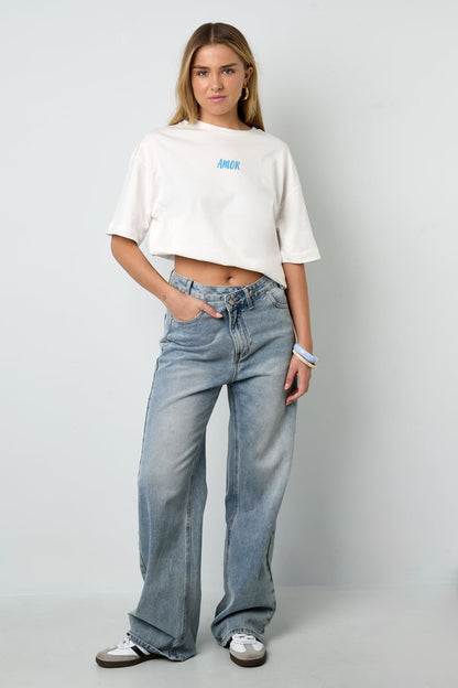 Amor por el mar oversized tee